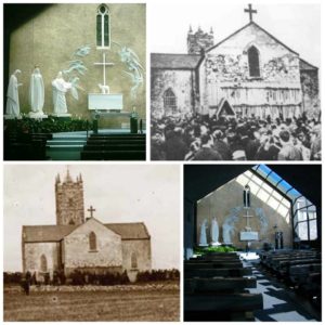 4 views of the apparition wall over time