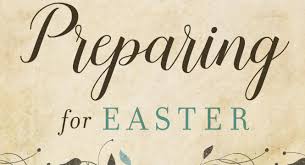 Text "Preparing for Easter"