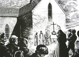 Illustration of the appartion at Knock