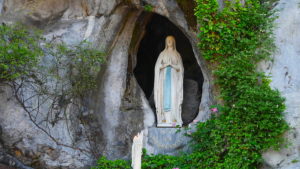 Our Lady in the Grotto at Lourdes, France