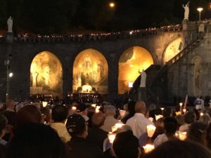 Photo of A Lourdes Candlight Procession