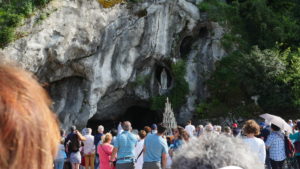 Photo of The spot in the grotto where the Virgin Mary appeared