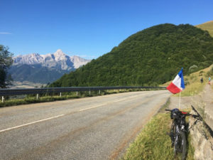 Day 29- the mountains that bring the bikers closer to La Salette.