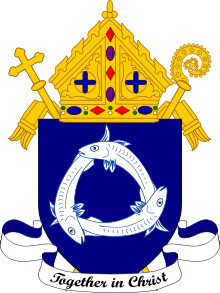 Image of Contemporary Coat of Arms of the Roman Catholic Diocese of Aberdeen