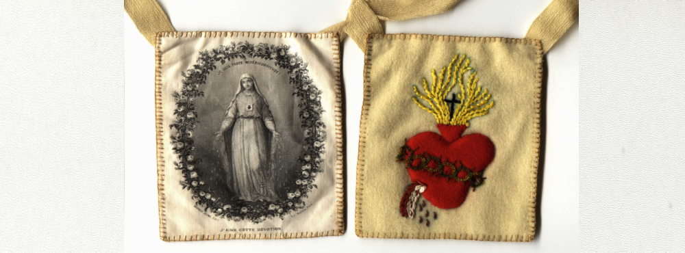 photo of the Scapular- The Sacred Heart of Jesus from Estelle's vision