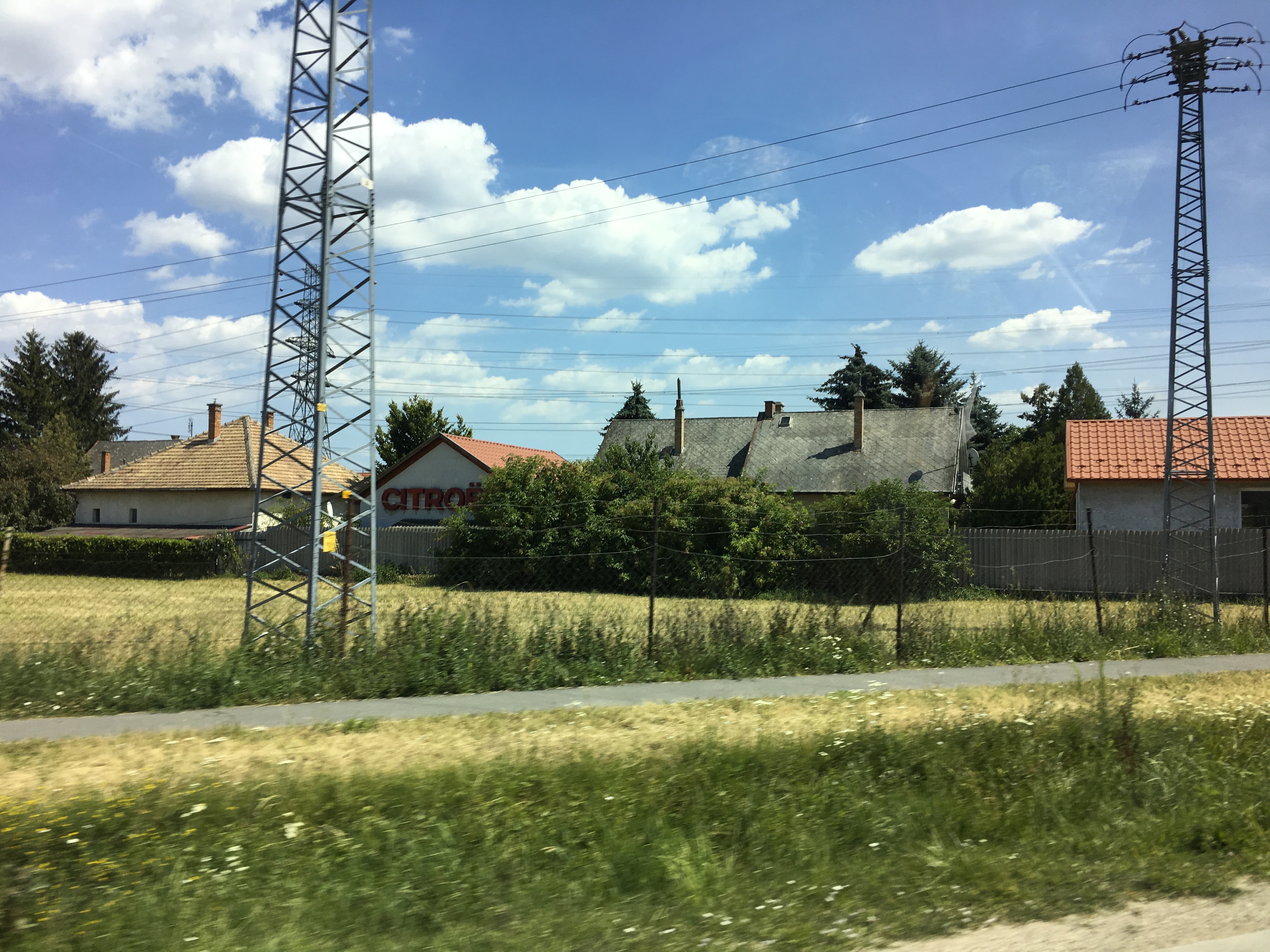 Photo of the countryside South-West of Budapest
