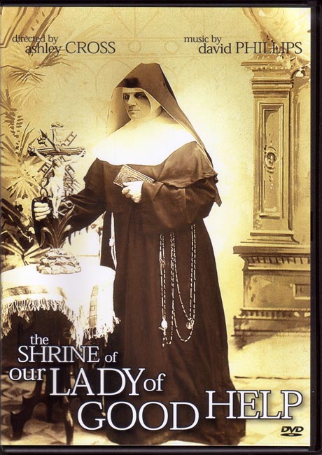 Photo of Adele Brise on cover of a DVD about her life