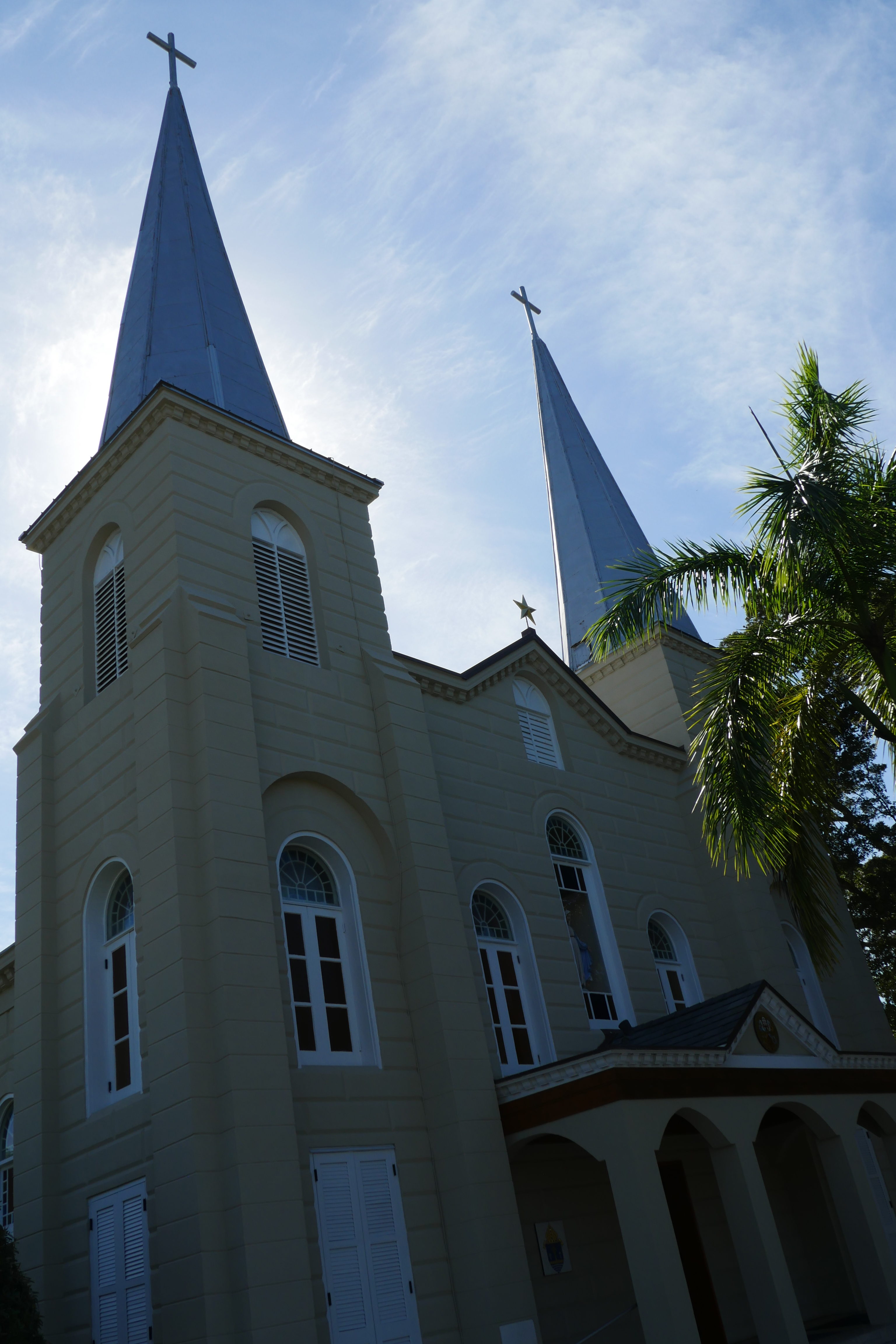 photo of front of St. Mary Basilica Star of the Sea, Key West, Florida.