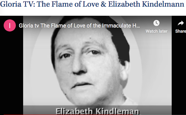 Still shot of a black and white photo of Elizabeth Kinglemann from youtube
