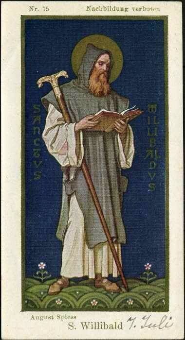 Color Illustration of St. Willibald
