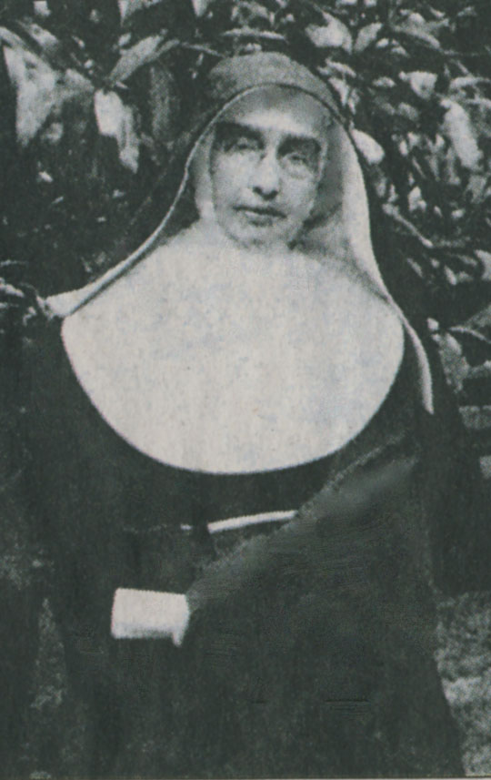 Photo of a young St. Marianne Cope in habit- courtesy of St Marianne Cope Museum Archives