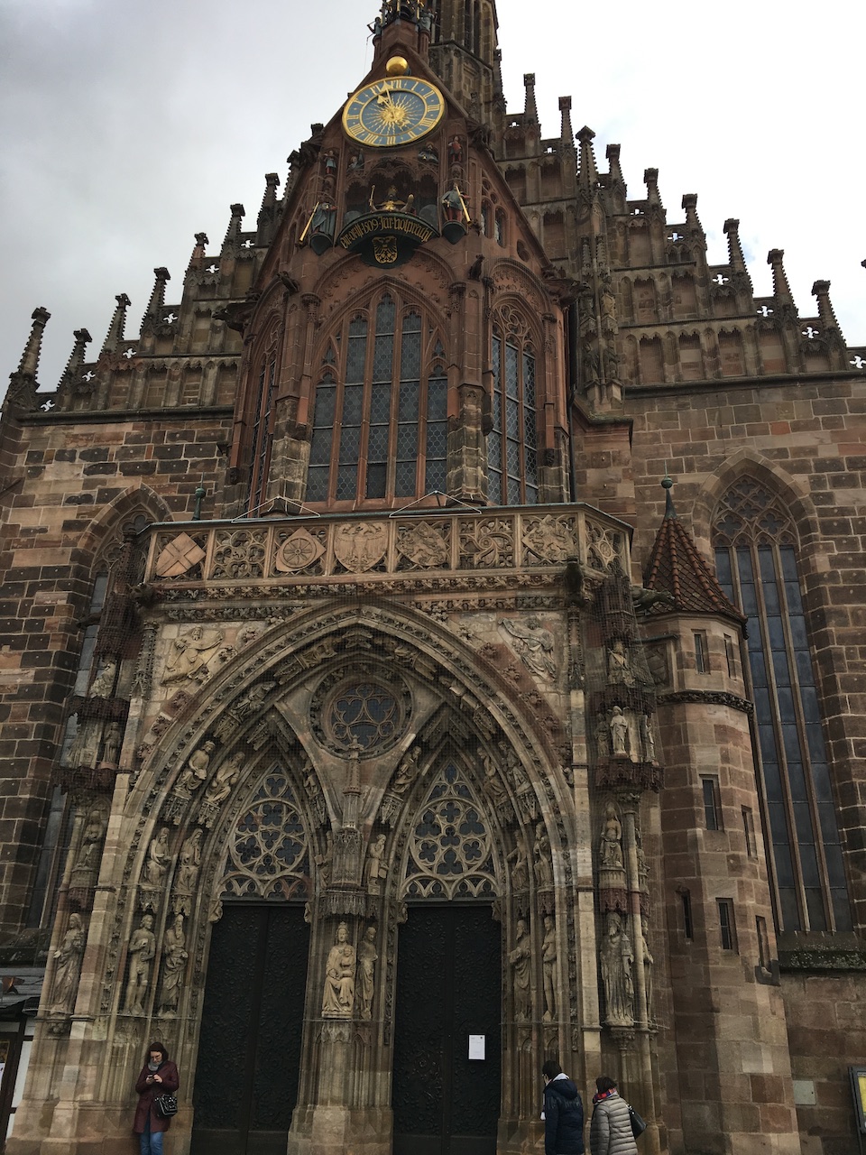 Front face of "Church of Our Lady," Nuremberg