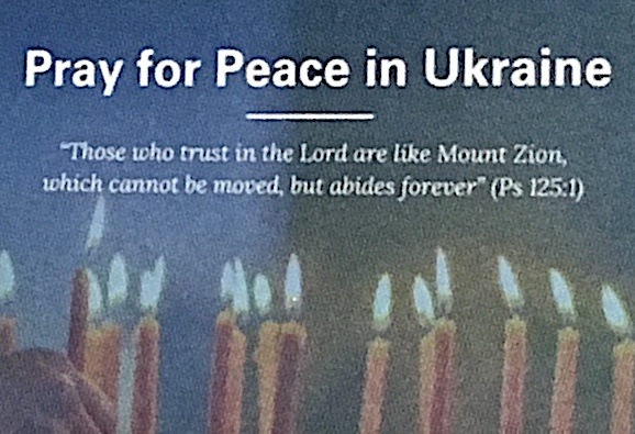 Illustration to Pray for Ukraine with Psalm 125 verse 1